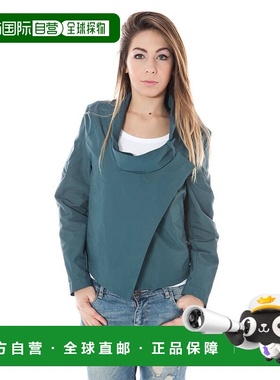 自营 calvin klein凯文克莱聚酰胺女式夹克-绿色 美国奥莱直发