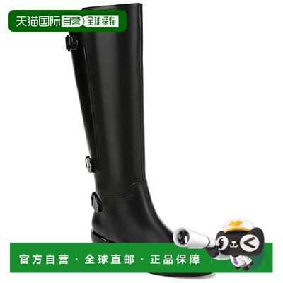 自营Franco Sarto L-Padova 皮靴 - 黑色 美国奥莱直发长筒靴女靴