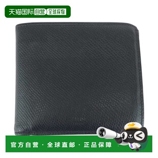 Purse Coin Leather black Pre Owned Case 自营Celine