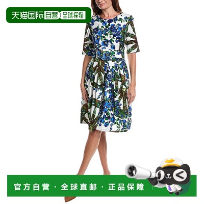 自营Samantha Sung Rachel A字型连衣裙-白色 美国奥莱直发