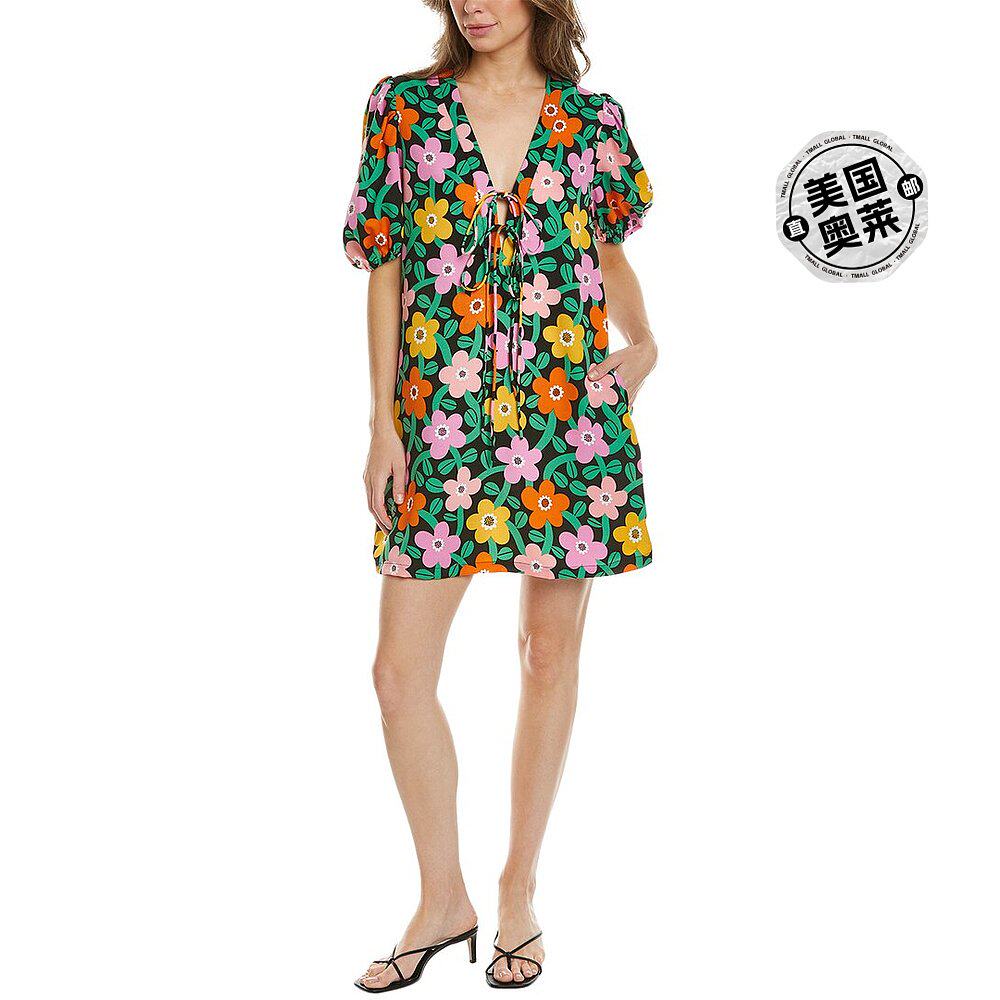 Traffic People Blair 直筒早秋新款连衣裙 黑色 【美国奥莱】直