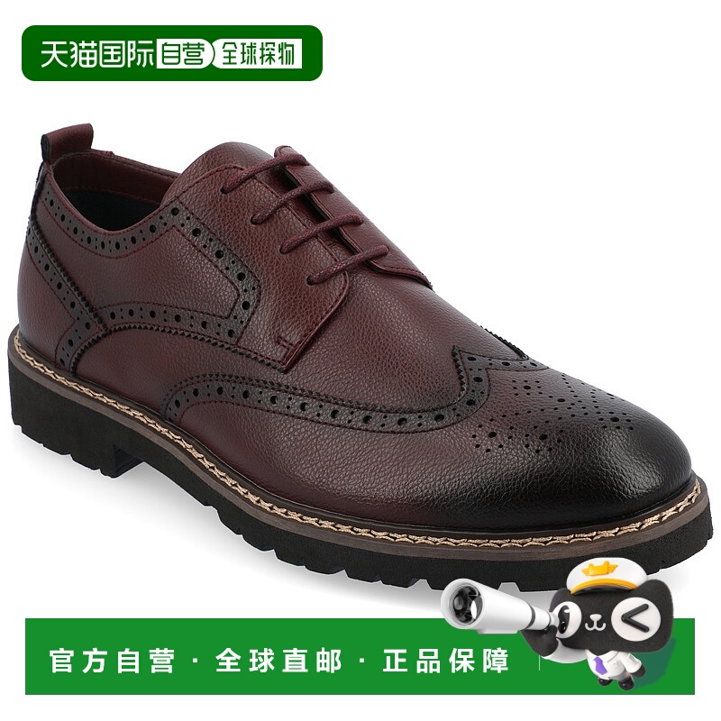 自营 Vance Co. Campbell Wingtip 德比 - 波尔多 美国奥莱直发