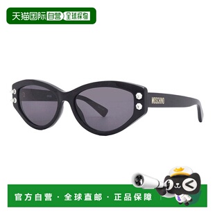 自营Moschino Sunglasses Cat Eye Full Rim, Dark Havana Frame