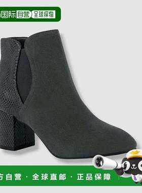 自营Karen Scott Ivynaa Boots Women's Gray Faux Suede Ankle B