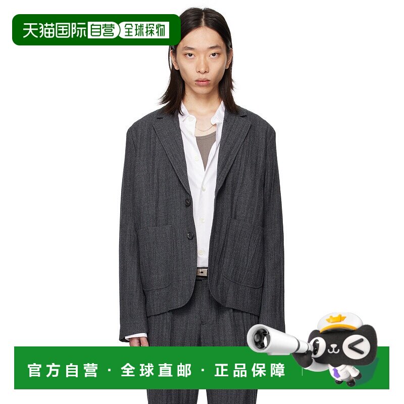 香港直邮潮奢 Our Legacy 男士 灰色 Temp 西装外套 M4250TS