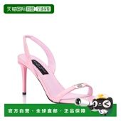 plein高跟凉鞋 六角9 玫瑰 自营philipp 粉红色 美国奥莱直发