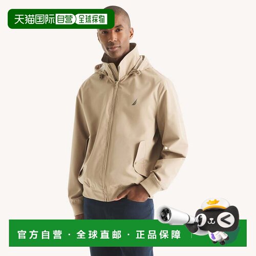 自营Nautica Mens Bomber Jacket - seashore tan 美国奥莱直发