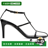 香港直邮潮奢 Cage KHAITE 1h可退 女士 黑色 凉鞋 F3083938高跟