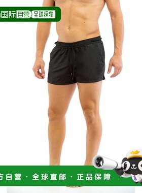 自营Moschino Polyester Swim Men's Shorts - black 美国奥莱直