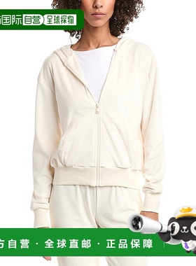 自营Splits59 Rhys Velour Zip-Up Hoodie - white 美国奥莱直发