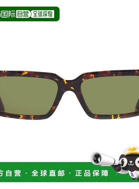 自营Off-White WARREN Green Rectangular Unisex Sunglasses OER