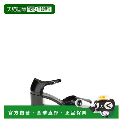 自营The Row Rubber Mid Heel Women's Pumps - black 美国奥莱直