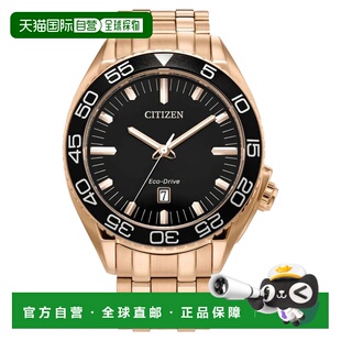 自营Citizen Men's Eco Drive Black Dial Watch - black 美国奥