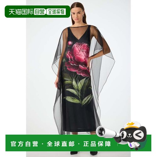 自营trina turkSalon Organza Midi Dress - fauna floral 美国奥