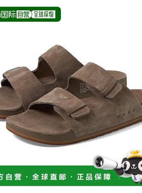 1h可退 香港直邮潮奢 reef 男士 Ojai Two-Bar 凉拖 brown棕色 舒