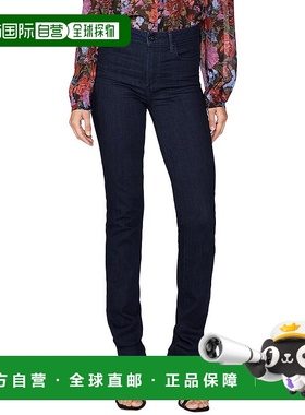 自营PAIGE Hoxton Fidelity High Rise Straight Jean - blue 美