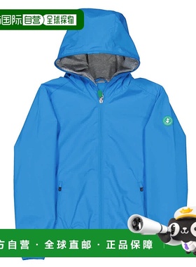 自营 Save The Duck男孩尼龙连帽夹克-蓝色 美国奥莱直发