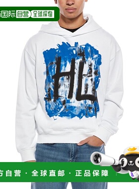 自营Helmut Lang Scribble Hoodie - white 美国奥莱直发卫衣