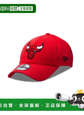自营 new era新时代NBA芝加哥公牛队联盟9Forty可调节帽子-红色--