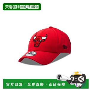 自营 new era新时代NBA芝加哥公牛队联盟9Forty可调节帽子-红色--