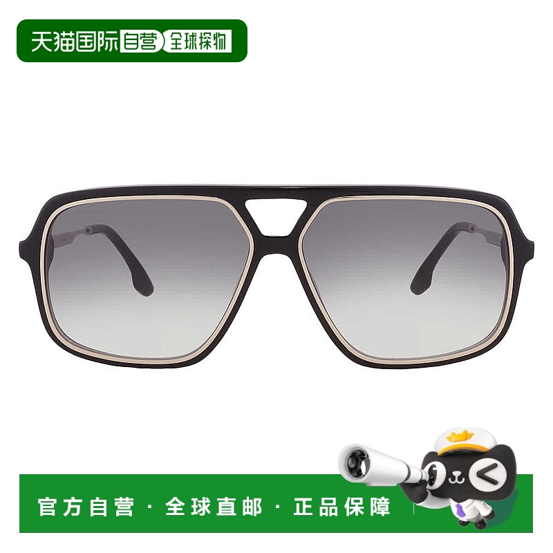 自营Victoria Beckham Black Square Ladies Sunglasses VB246S 0