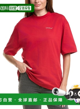 自营Off-White Graphic Skate T-Shirt - red 美国奥莱直发