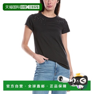 bone 渐变色铆钉 自营 黑色 恤 美国奥莱直发 rag