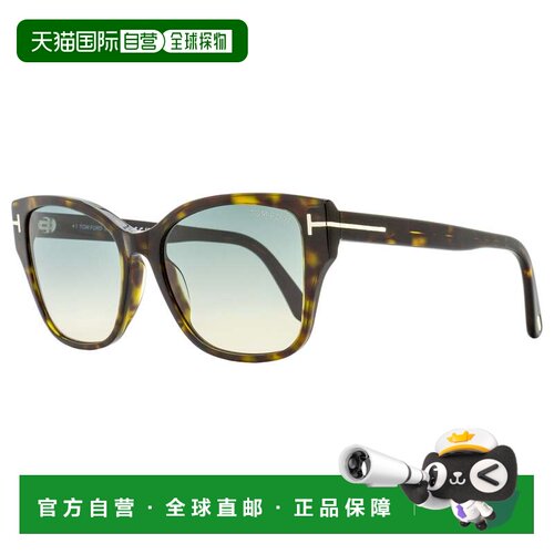 自营Tom Ford女式Elsa太阳镜TF1108 52P深哈瓦那55mm-52P 美国奥
