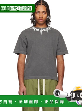 1h可退 香港直邮潮奢 Palm Angels 棕榈天使 男士 灰色 Neck Logo