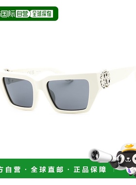 自营 Roberto Cavalli女式SRC016M 55mm太阳镜-白色 美国奥莱直发