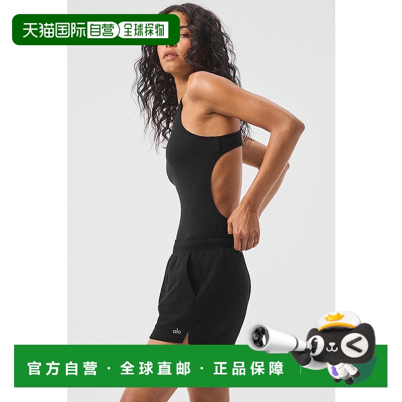 1h可退 美国直邮AloYoga瑜伽Ribbed系列女士运动连体衣W8257R经典