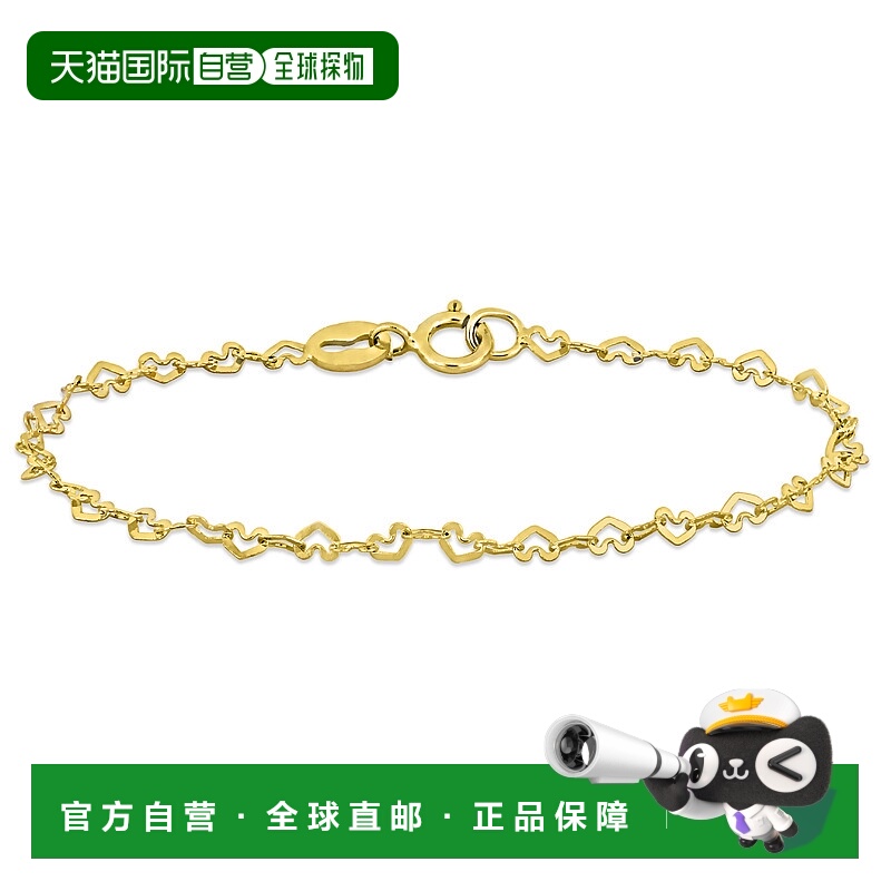 自营 Mimi & Max 儿童 2 毫米 Heart Link 婴儿手链 14k 金 - 5