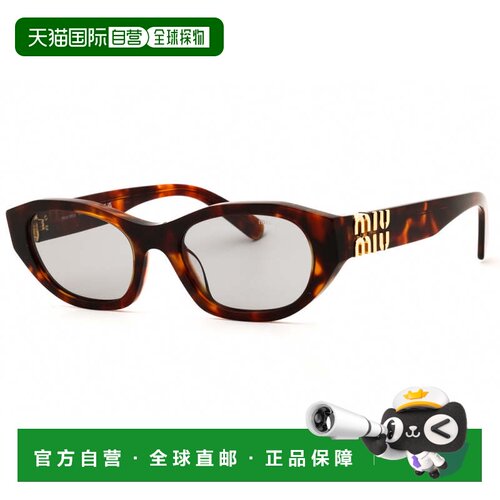 自营miu miuMUA03S 21C40O哈瓦那桃花心木/灰色-哈瓦那桃花心木
