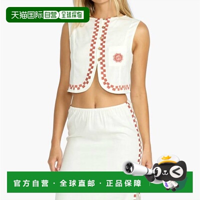 自营billabongSecret Cove Top In White - white 美国奥莱直发