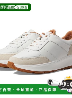 1h可退 【美国直邮】FitFlop|F-Mode 皮革/绒面革厚底运动鞋