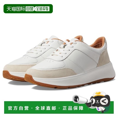 1h可退 【美国直邮】FitFlop|F-Mode 皮革/绒面革厚底运动鞋
