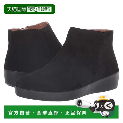 【美国直邮】fitflop 女士 靴子踝靴麂皮进口皮鞋真皮时尚女靴