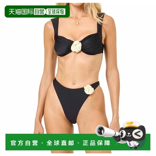 奶油色 黑色 spaceRosette 奶油 美 Leilani比基尼底部黑色 自營l