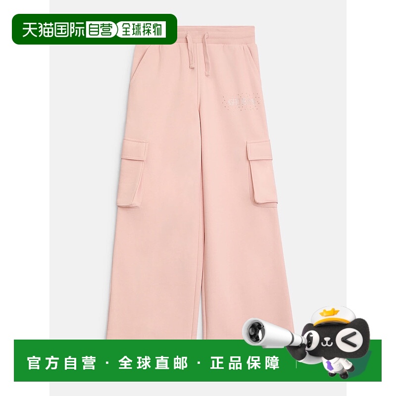 自营guessEva Wide-Leg Cargo Pants (7-14) - rose bliss 美国奥
