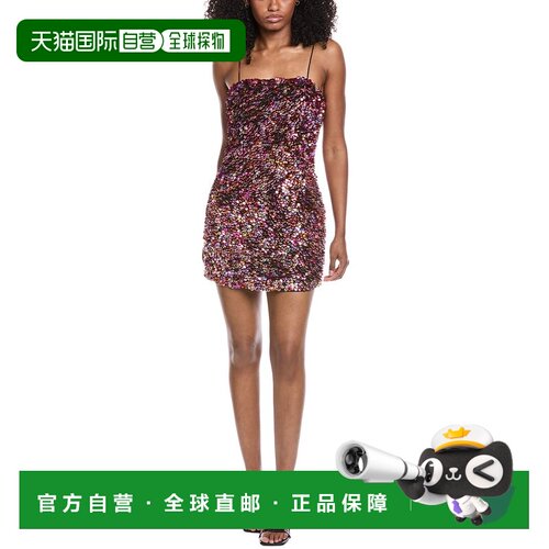 自营Ramy Brook Milena Cocktail Dress - Pink 吊带美国直发奥莱