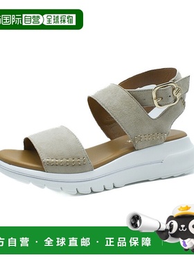 自营 the flexxFlexx Tamara绒面凉鞋-米色 美国奥莱直发罗马鞋