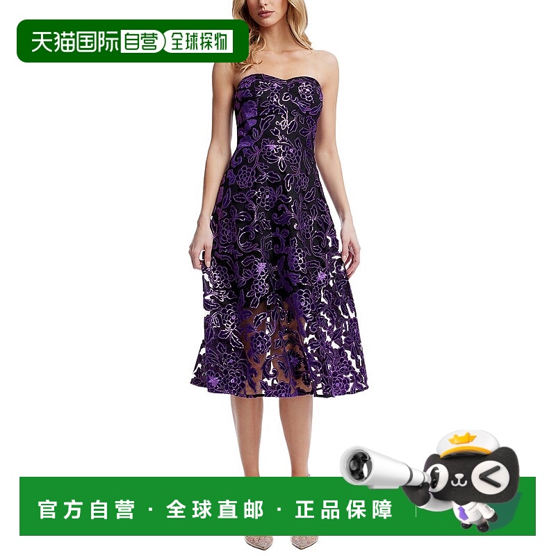 自营Dress The Population Sadie A-Line Dress - black 美国奥莱