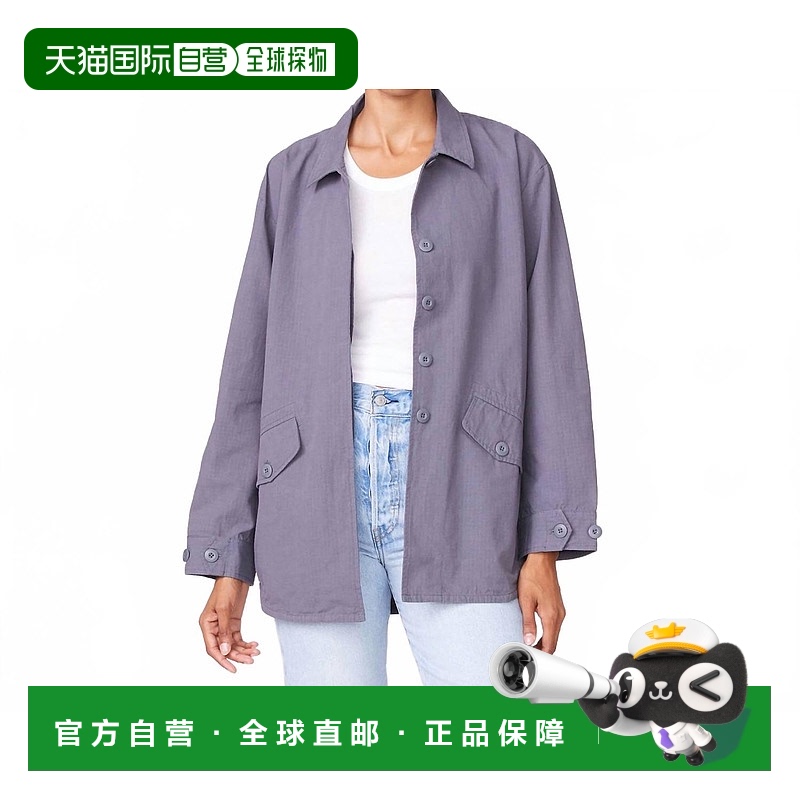 自营 monrow海王星女式复古衬衫夹克-海王星 美国奥莱直发外套