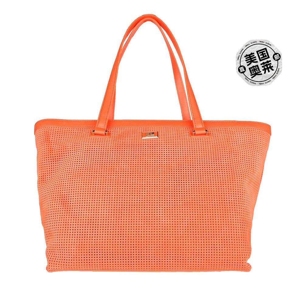 cavalli class 小牛皮女式手提包 - 橙色 【美国奥莱】直发