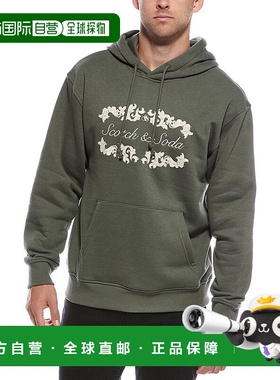 自营Scotch & Soda Relaxed Fit Graphic Hoodie - green 美国奥