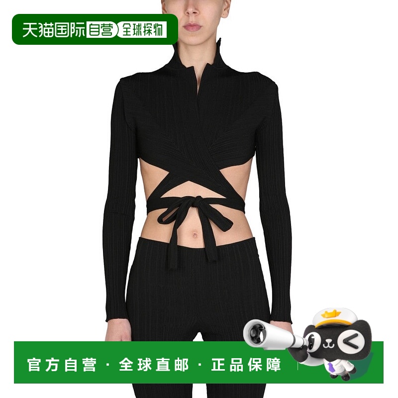自营philosophy di lorenzo serafiniKnitted Heartwarmer Top -