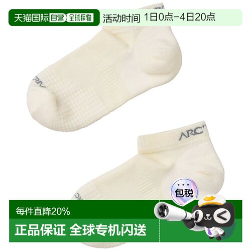 1h可退 美国直邮Arc'teryx Merino Wool Low Cut Sock  美利奴羊