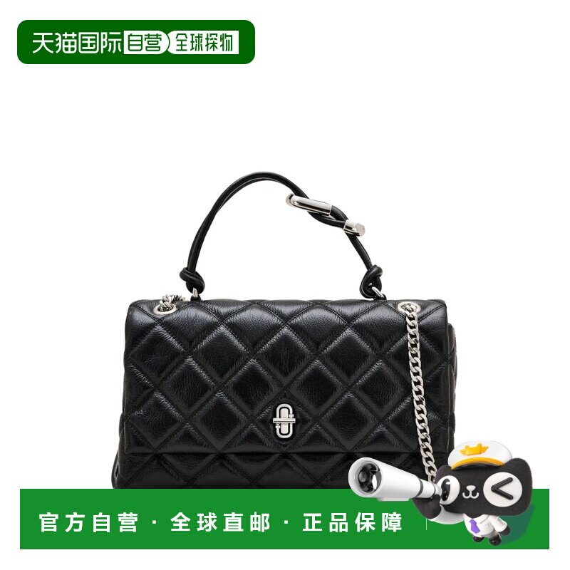 美国直邮MARC JACOBS-双链肩包绗缝皮革手提包单肩包斜挎包女包