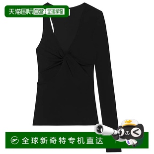 扭纹不对称针织上衣 1h可退 女士 香港直邮潮奢 225JTO Courreges