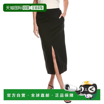 自营eileen fisher艾琳 费舍尔小裙子-黑色 美国奥莱直发半身裙